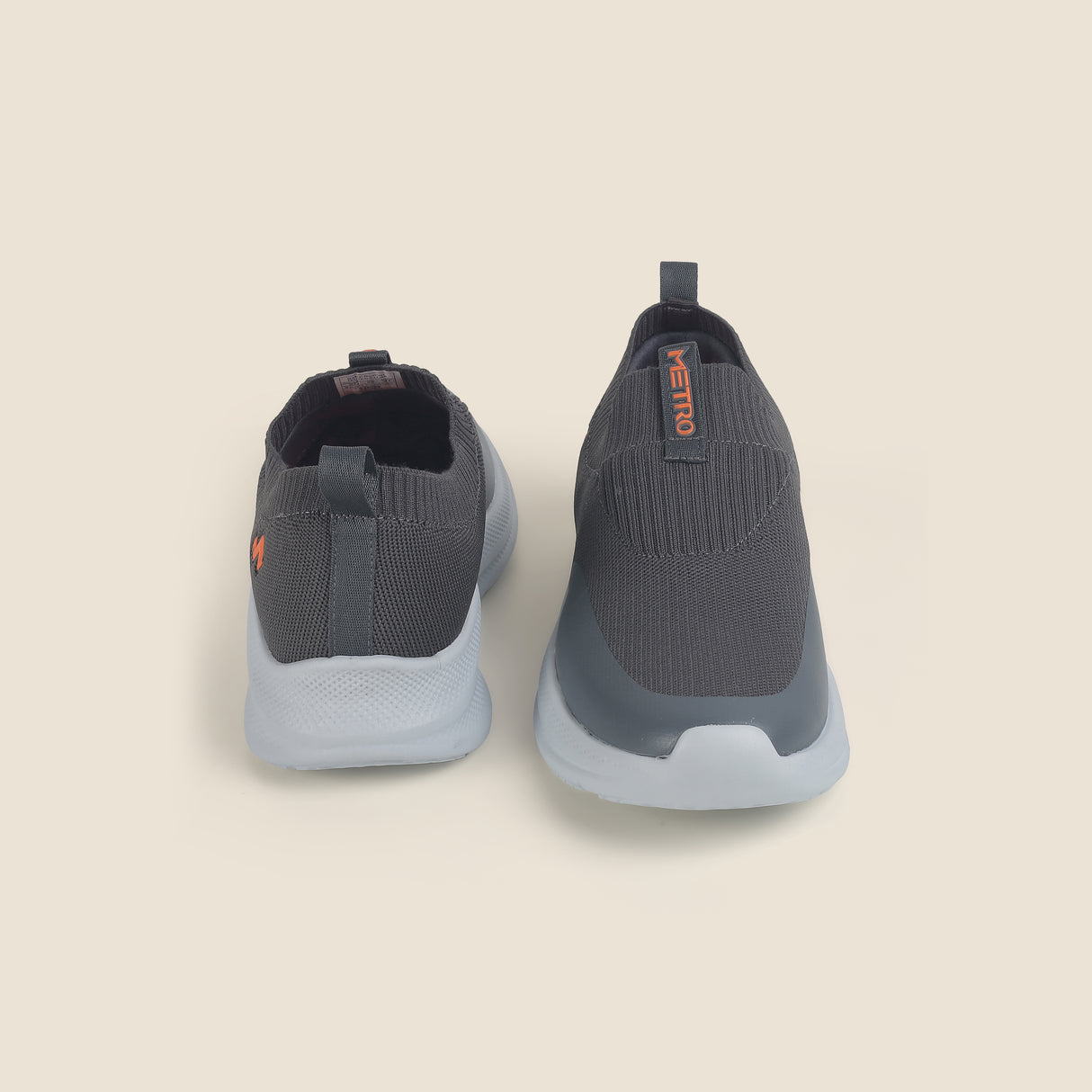 Metro Men Grey Sports Walking Shoes