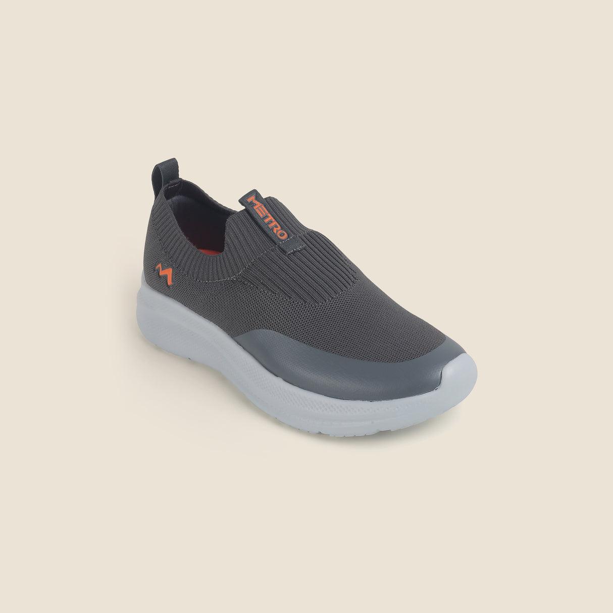 Metro Men Grey Sports Walking Shoes