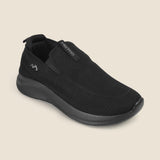 Metro Men Black Sports Walking Shoes