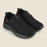 Metro Men Black Sports Walking Shoes