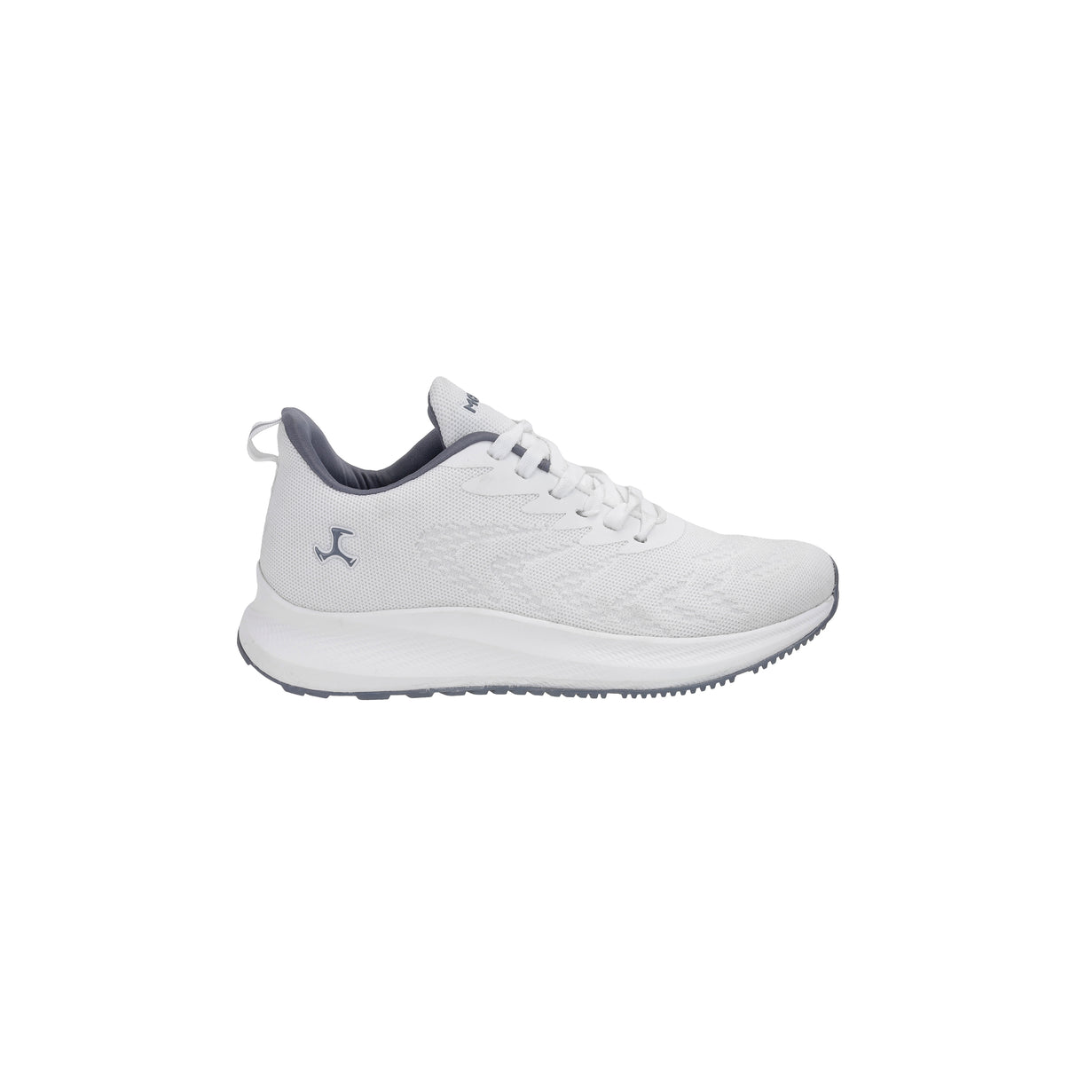 Mochi Men White Sports Walking Shoes