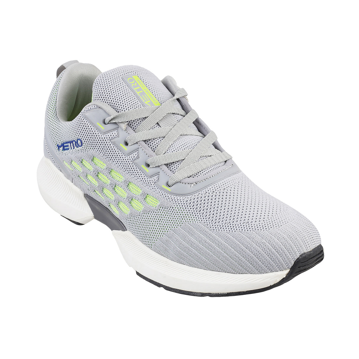 Metro Men Grey Sports Walking Shoes