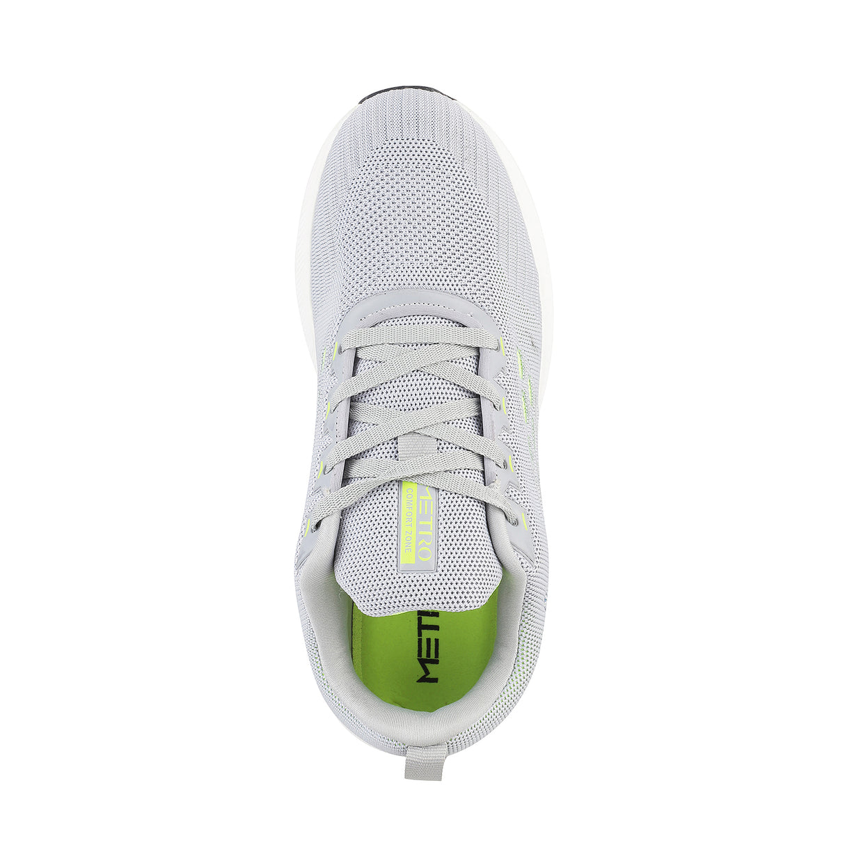 Metro Men Grey Sports Walking Shoes