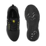 Metro Men Black Sports Walking Shoes