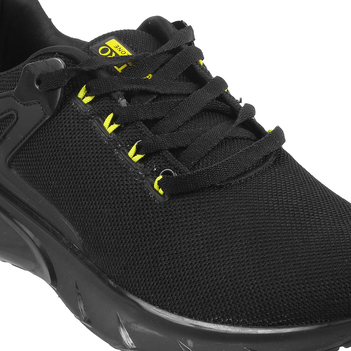 Metro Men Black Sports Walking Shoes