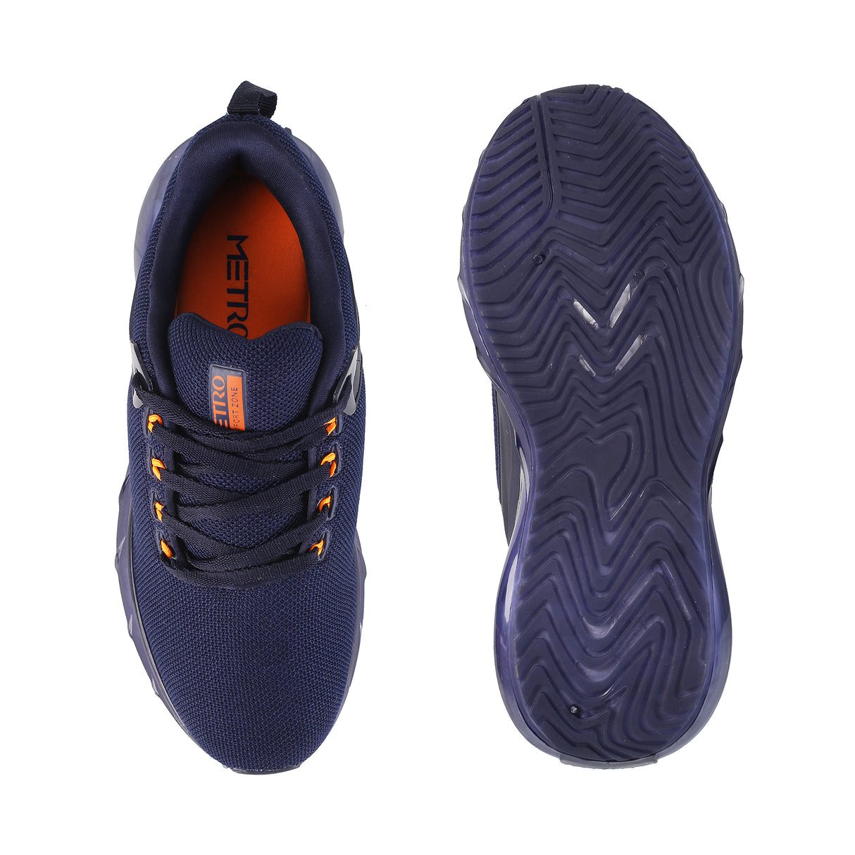 Metro Men Blue Sports Walking Shoes