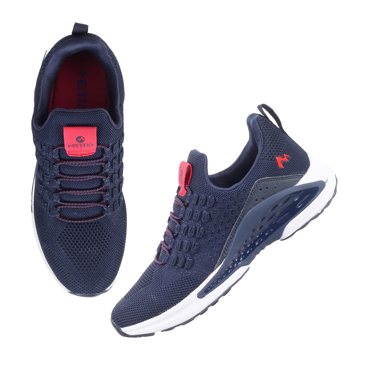 Metro Men Blue Sports Walking Shoes