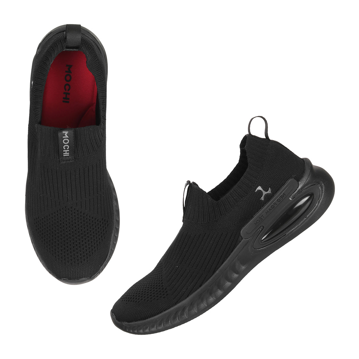 Mochi Men Black Casual Sneakers