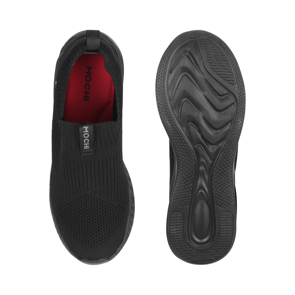 Mochi Men Black Casual Sneakers