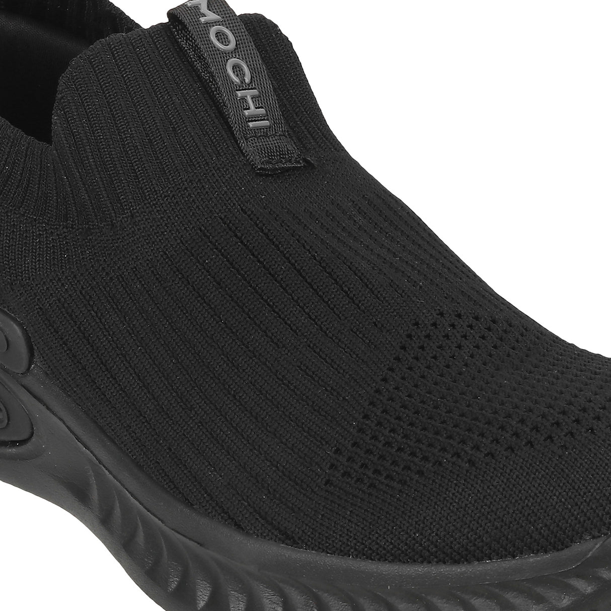 Mochi Men Black Casual Sneakers