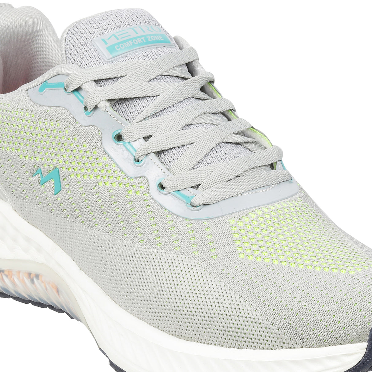 Metro Men Grey Sports Walking Shoes