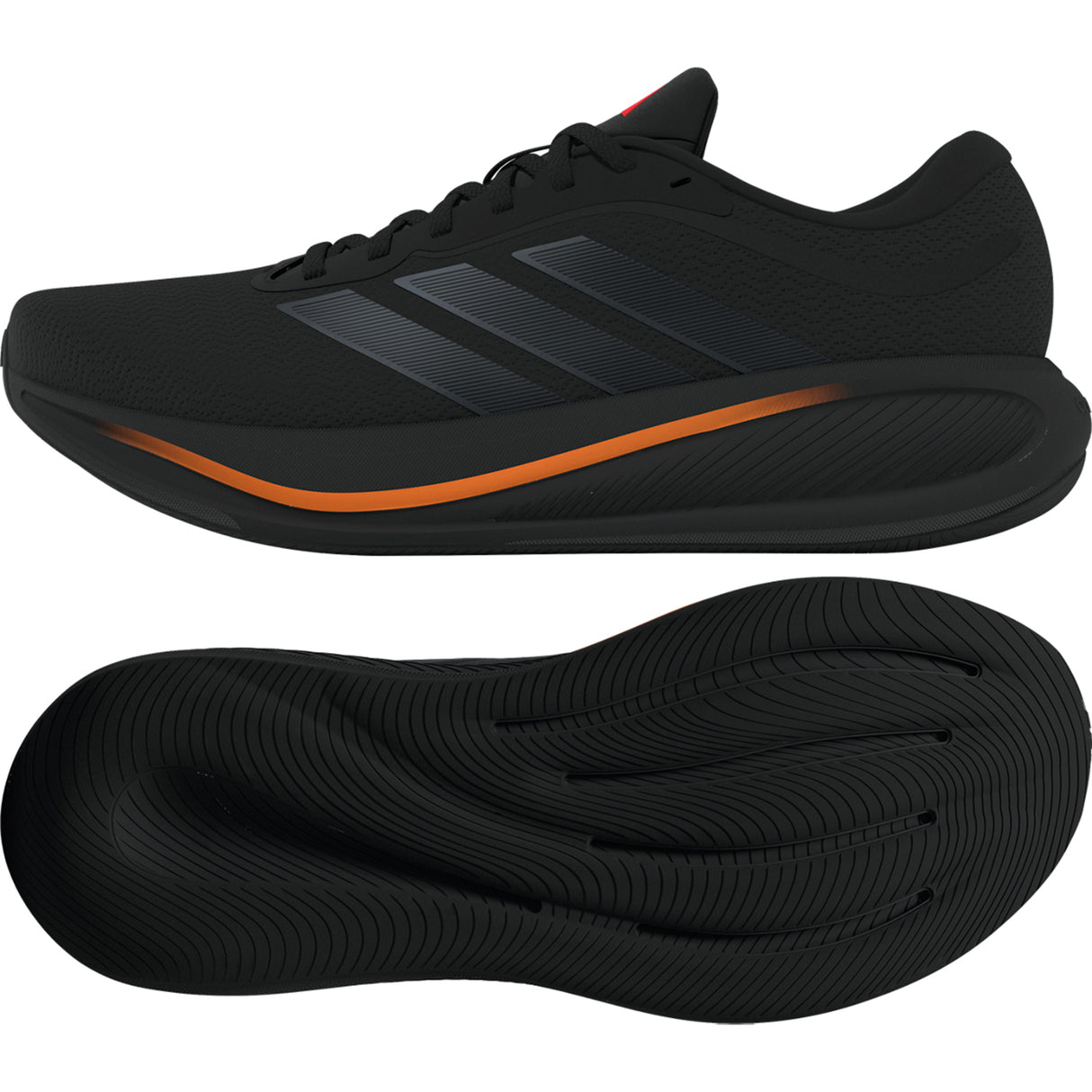 Adidas Unisex Black Response Runner 2