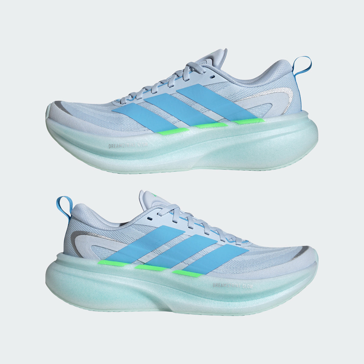 Adidas Women Light-blue Supernova Glide W