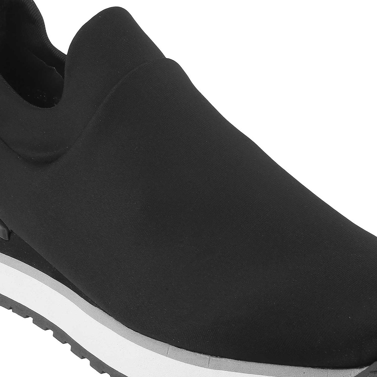 Mochi Women Black Sports Walking Shoes
