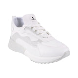 Mochi Women White Sports Walking Shoes