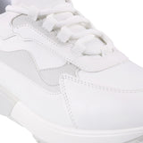Mochi Women White Sports Walking Shoes