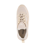 Mochi Women Beige Sports Walking Shoes