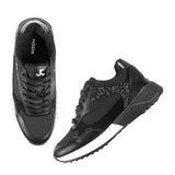 Mochi Women Black Sports Walking Shoes