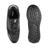 Mochi Women Black Sports Walking Shoes