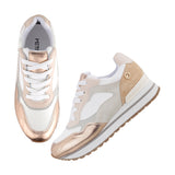 Metro Women Beige Sports Walking Shoes