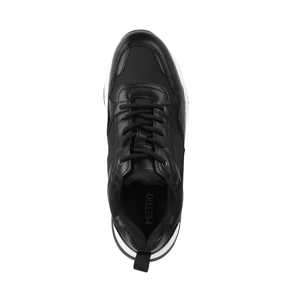 Metro Women Black Sports Walking Shoes