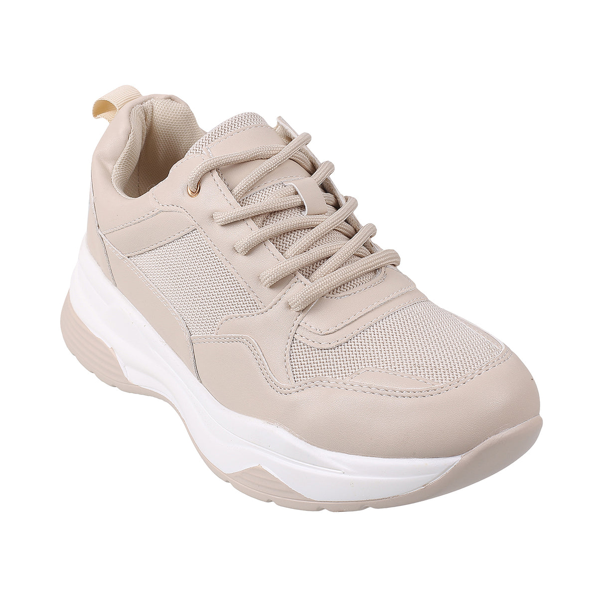 Metro Women Beige Sports Walking Shoes