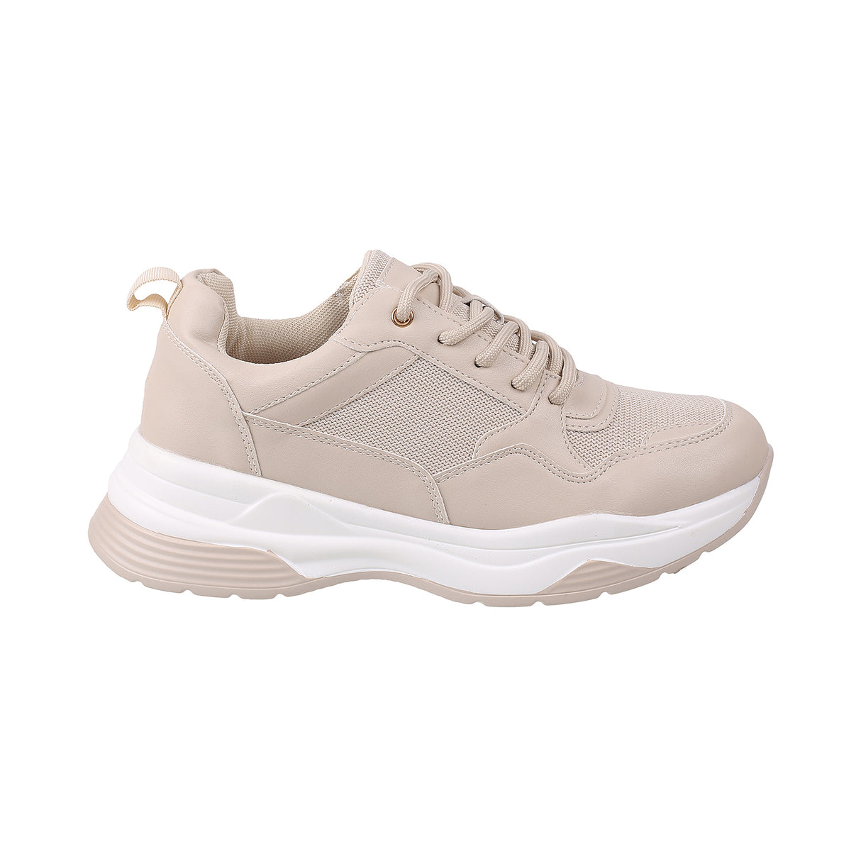 Metro Women Beige Sports Walking Shoes