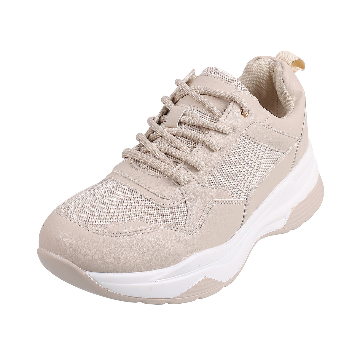 Metro Women Beige Sports Walking Shoes