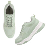Metro Women Green Sports Walking Shoes