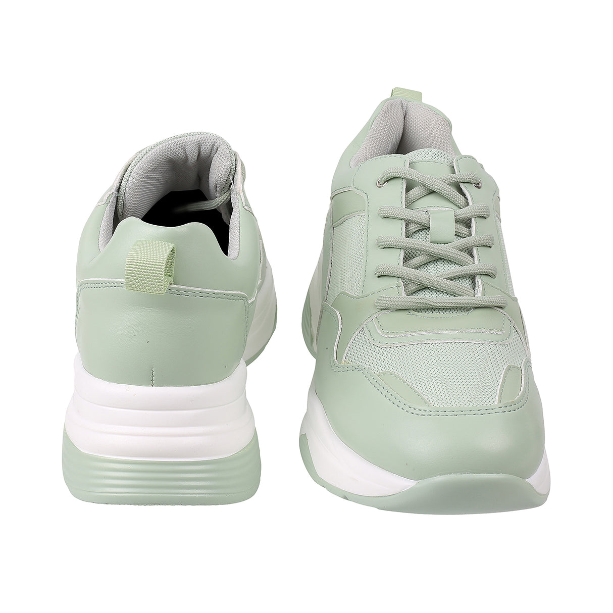 Metro Women Green Sports Walking Shoes