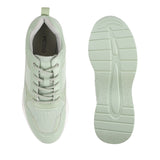 Metro Women Green Sports Walking Shoes