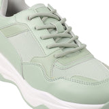 Metro Women Green Sports Walking Shoes