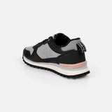 Mochi Women Black Sports Walking Shoes