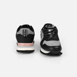 Mochi Women Black Sports Walking Shoes