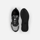 Mochi Women Black Sports Walking Shoes