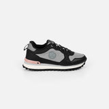 Mochi Women Black Sports Walking Shoes