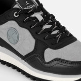 Mochi Women Black Sports Walking Shoes