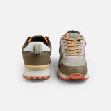 Mochi Women Green Sports Walking Shoes