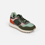 Mochi Women Green Sports Walking Shoes