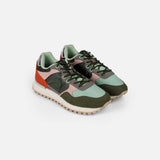 Mochi Women Green Sports Walking Shoes