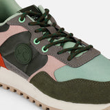 Mochi Women Green Sports Walking Shoes