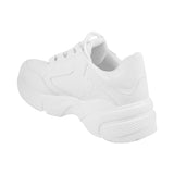 Mochi Women White Sports Walking Shoes
