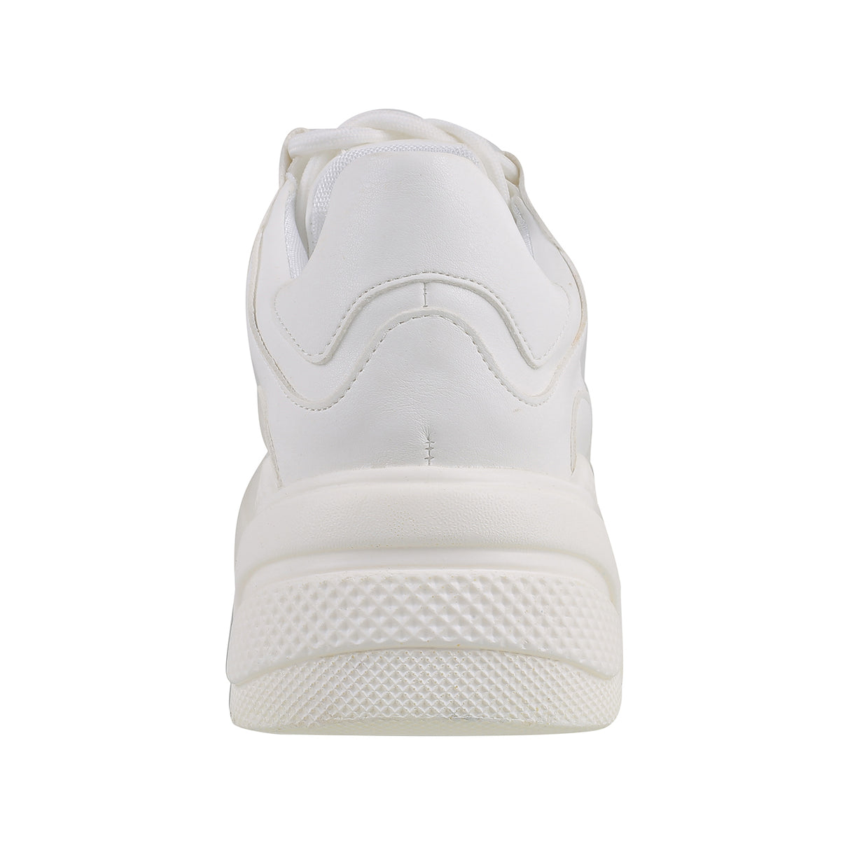 Mochi Women White Sports Walking Shoes