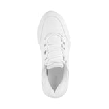 Mochi Women White Sports Walking Shoes