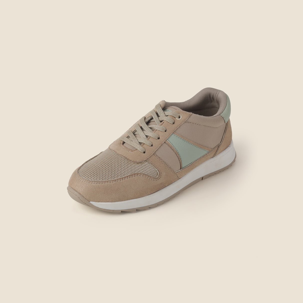Metro Women Beige Sports Walking Shoes