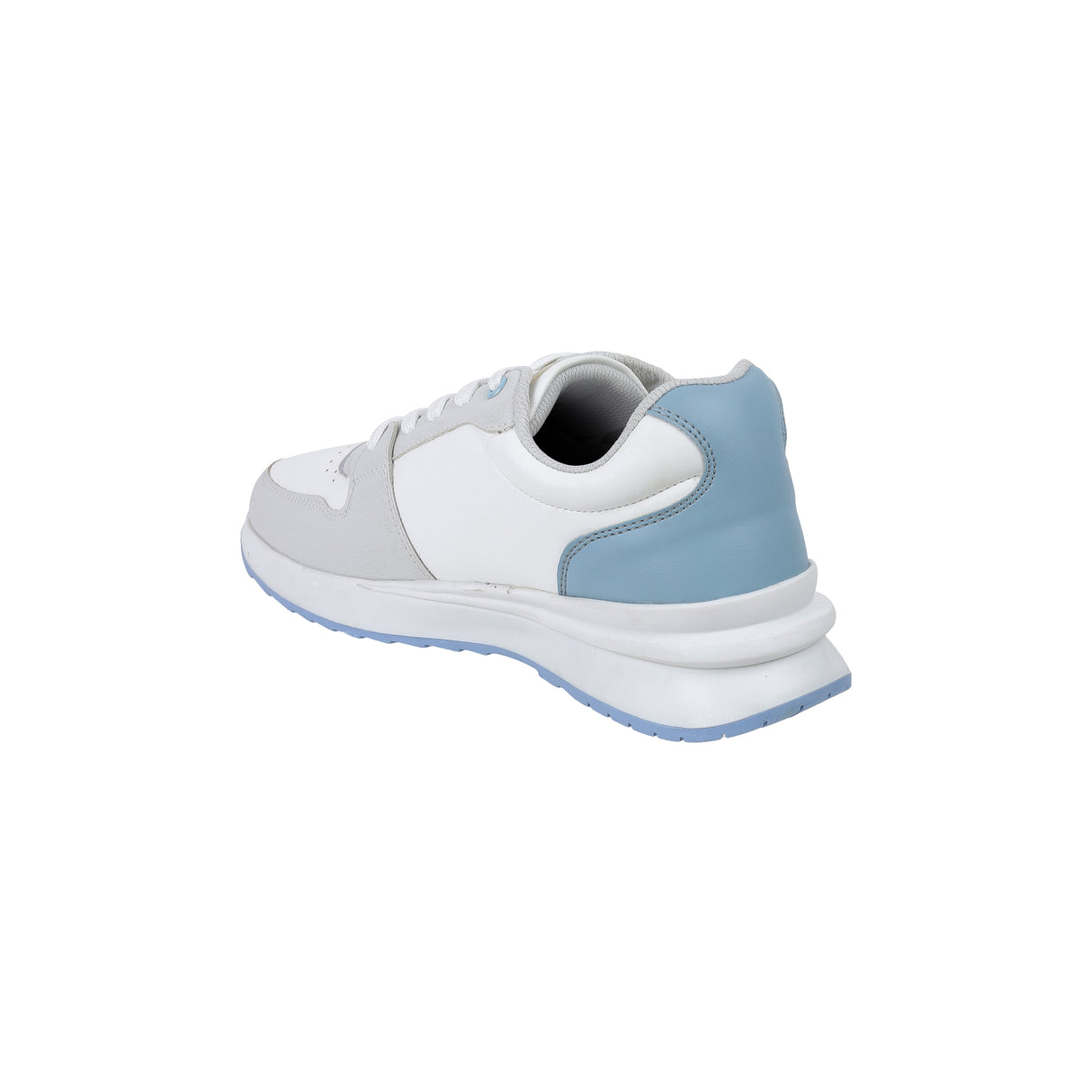Mochi Women White Sports Walking Shoes