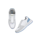 Mochi Women White Sports Walking Shoes