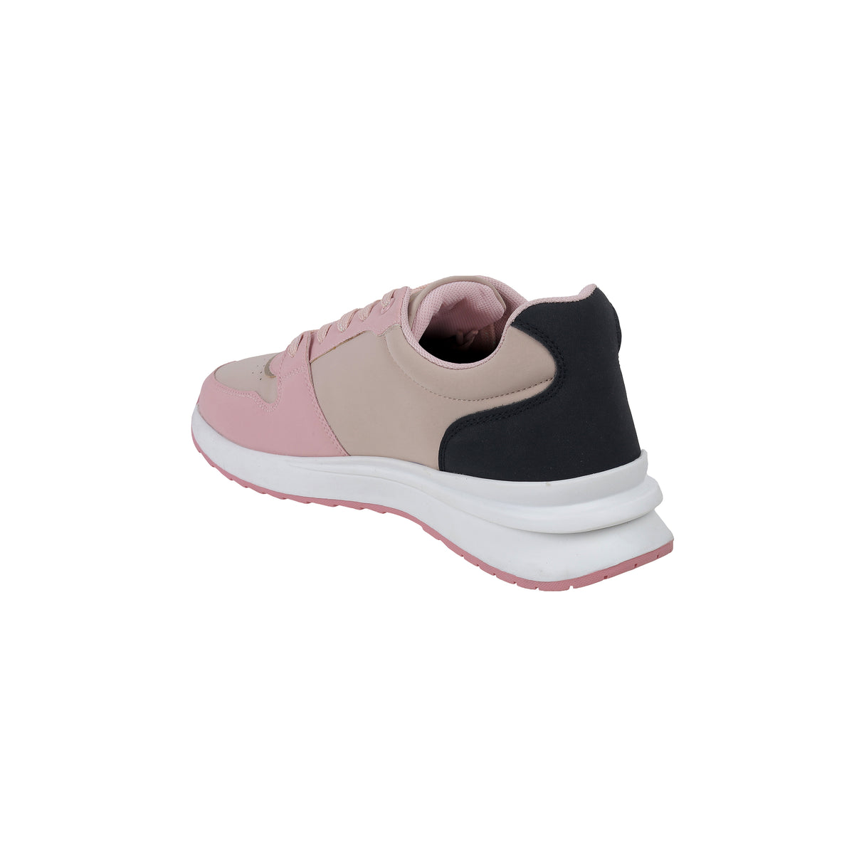 Mochi Women Beige Sports Walking Shoes