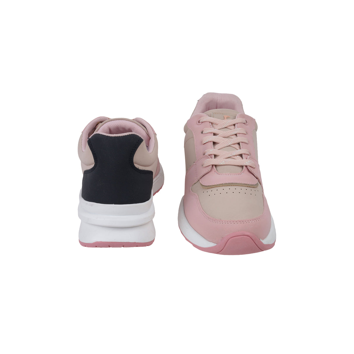 Mochi Women Beige Sports Walking Shoes