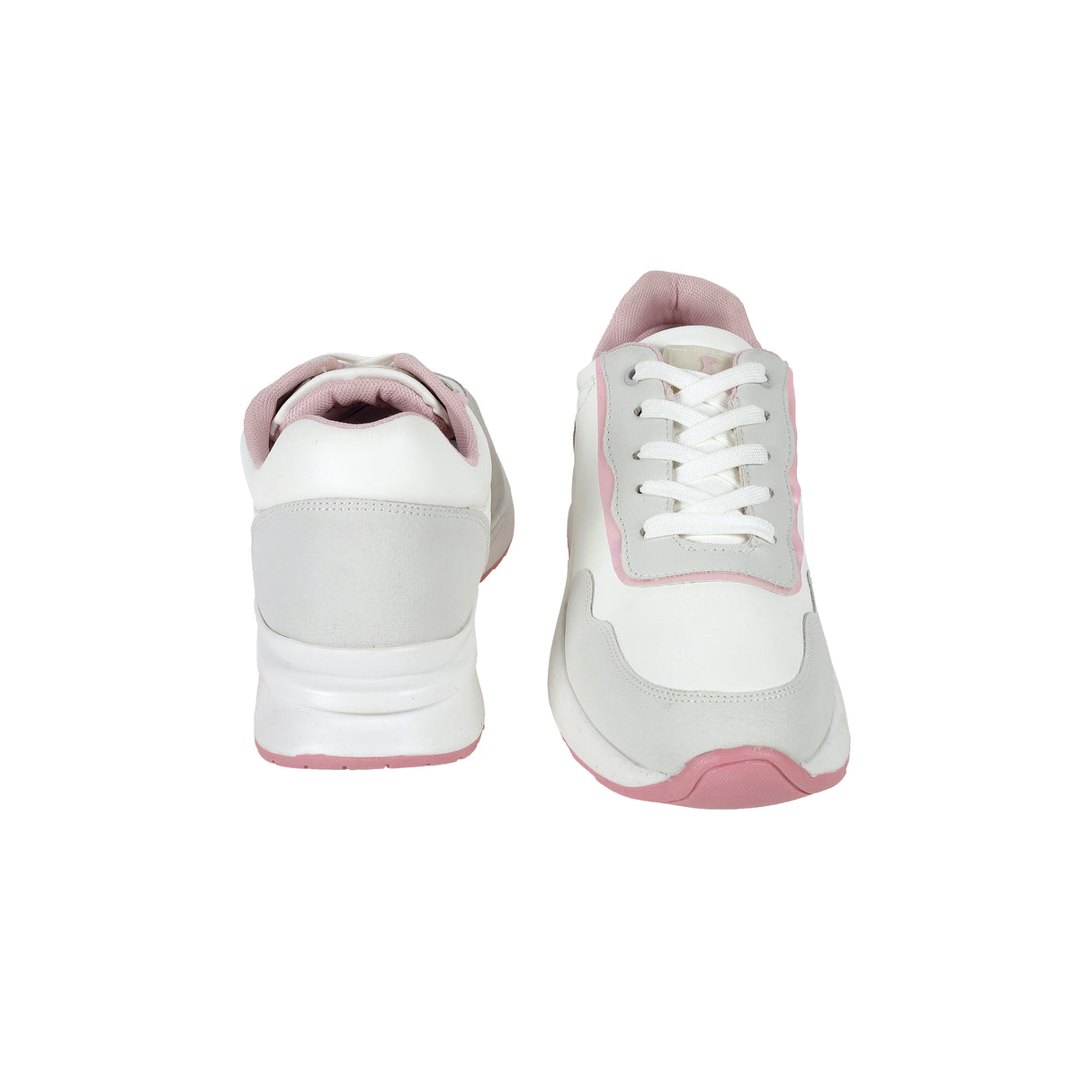 Mochi Women Grey Sports Walking Shoes